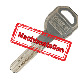 Nachschlüssel für Schließzylinder in Originalqualität – passend für Profil-, Knauf-, Halb- und Doppelzylinder, gefertigt mit Sicherungskarte oder Schließnummer.